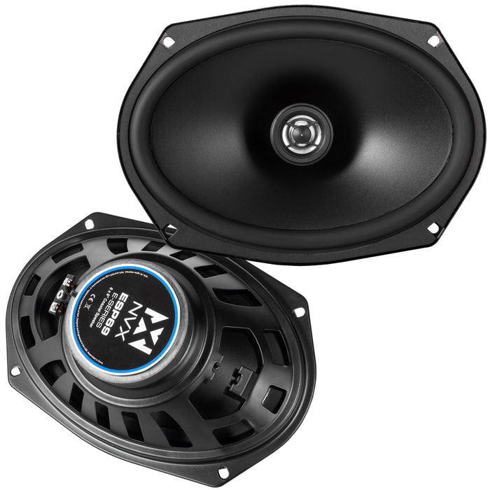 ESP69 480W Peak (160W RMS) 6x9" E-Series 2-Way Coaxial Speakers with 13mm PEI Dome Tweeters