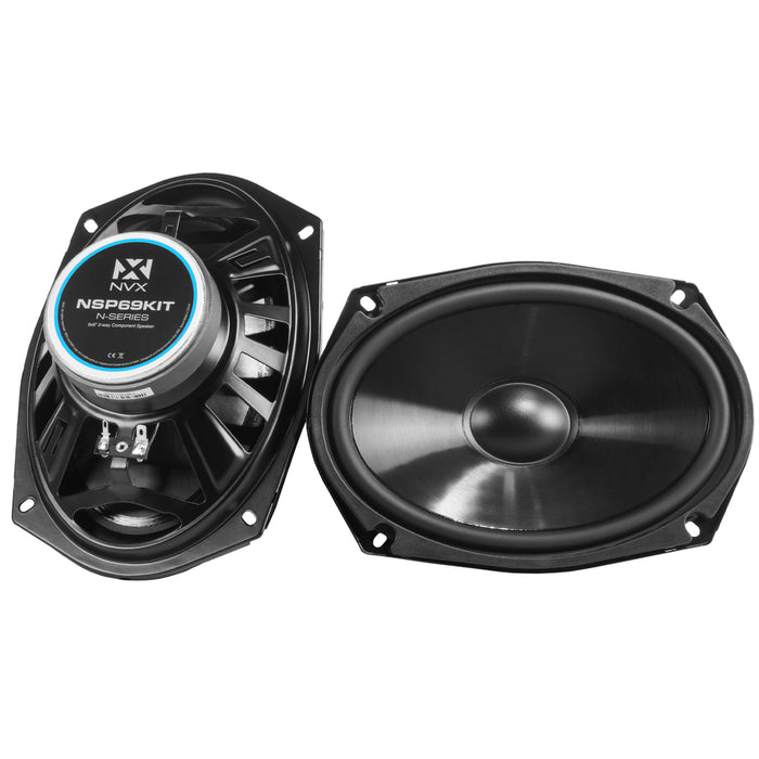 NSP69KIT 920W Peak (320W RMS) 6"x9" N-Series 2-Way Component Speaker System with 20mm Silk Dome Tweeters