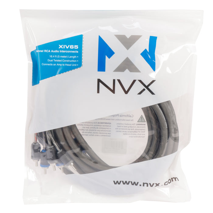 XIV65 16.4 ft (5 meter) 6-Channel V-Series RCA Audio Interconnect Cable