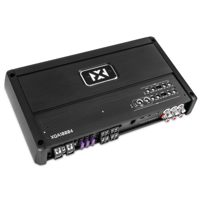 XQA10004 1000W RMS XQ-Series SQ Hi-Res Class D 4-Channel Amplifier with X-Boost