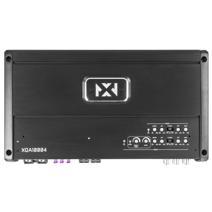 XQA10004 1000W RMS XQ-Series SQ Hi-Res Class D 4-Channel Amplifier with X-Boost