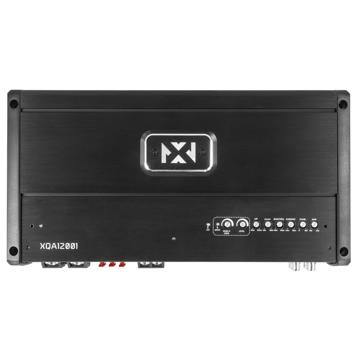 XQA12001 1200W RMS XQ-Series SQ Hi-Res Class D 1-Ohm Stable Monoblock Amplifier with X-Boost