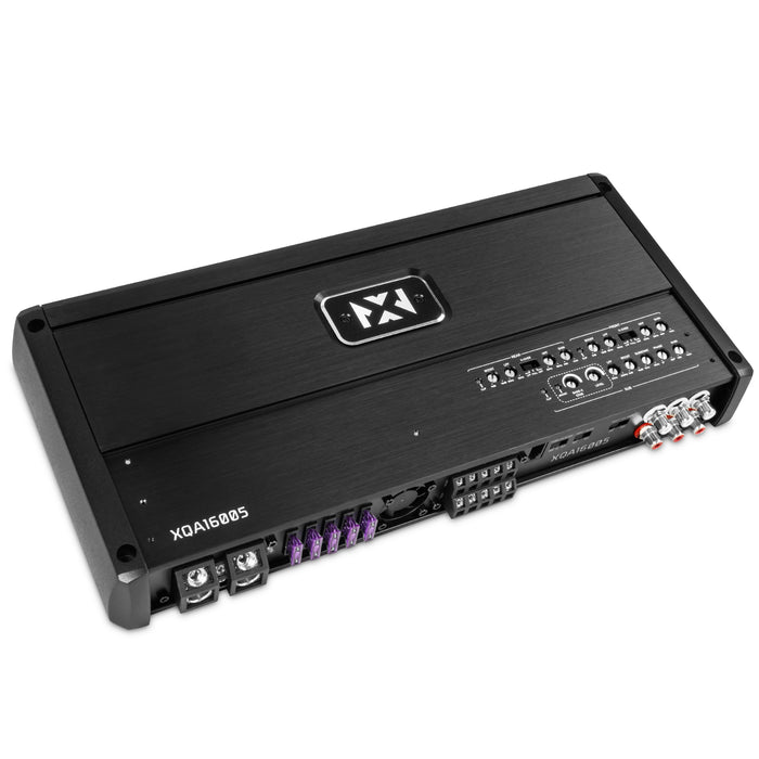 XQA16005 1600W RMS XQ-Series SQ Hi-Res Class D 5-Channel Amplifier with X-Boost