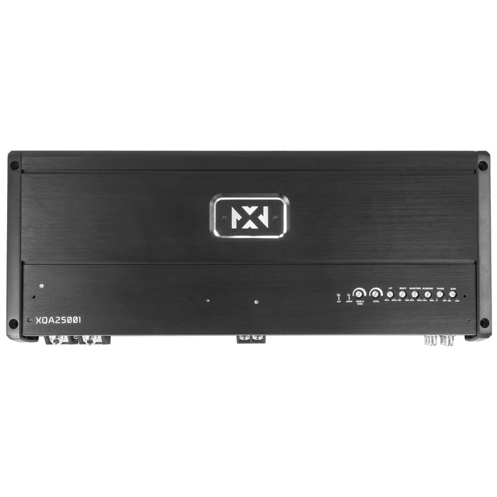 XQA25001 2500W RMS XQ-Series SQ Hi-Res Class D Strappable 1-Ohm Stable Monoblock Amplifier with X-Boost