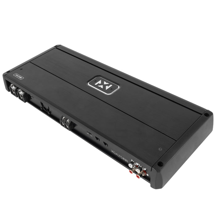 XQA25001 2500W RMS XQ-Series SQ Hi-Res Class D Strappable 1-Ohm Stable Monoblock Amplifier with X-Boost