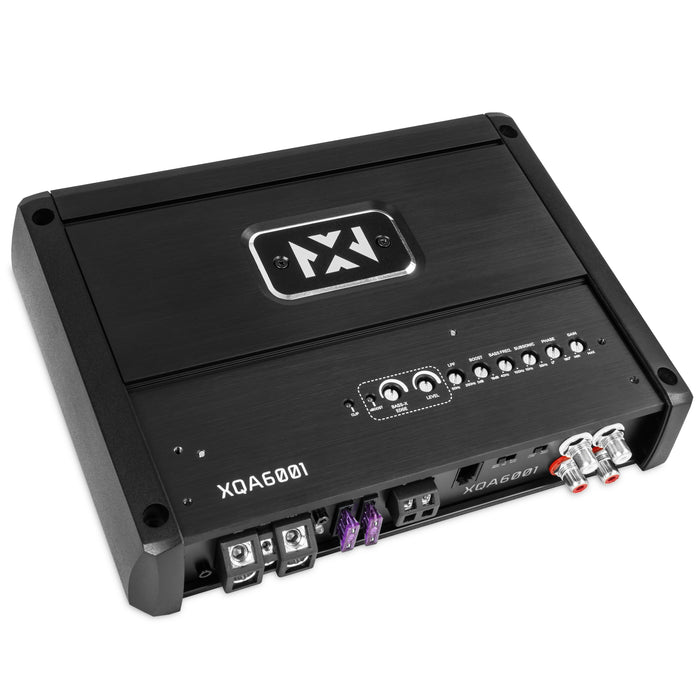 XQA6001 600W RMS XQ-Series SQ Hi-Res Class D 1-Ohm Stable Monoblock Amplifier with X-Boost