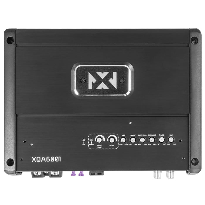 XQA6001 600W RMS XQ-Series SQ Hi-Res Class D 1-Ohm Stable Monoblock Amplifier with X-Boost