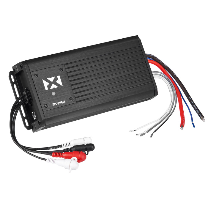 MVPA2 600W RMS Marine V-Series 2-Channel Class-D Compact Powersports Amplifier