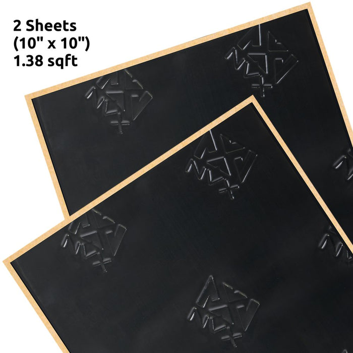 SDBSK2 1.38 Square Feet Black Sound Deadening Speaker Kit (Two 10" x 10" Pieces)